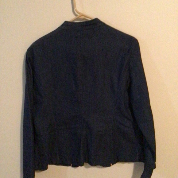 NICOLE By Nicole Miller Denim Blazer Size 14. - Picture 2 of 3
